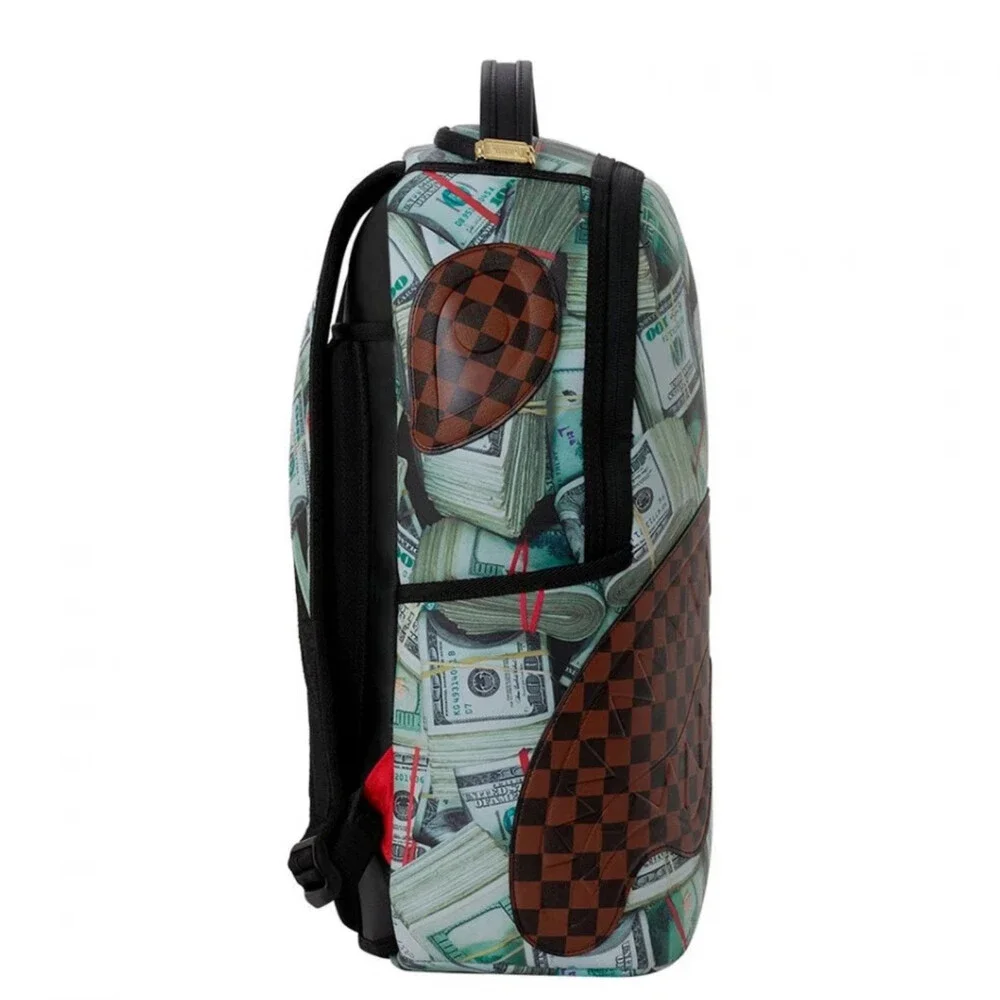 Sprayground Money Banks Backpack Unisex Multicolor Check Adjustable Strap SPR280